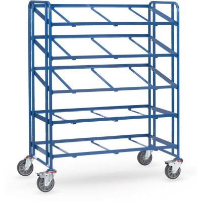 Servante pour Bacs Plastiques 5 Plateaux - 1240x610mm - 400kg