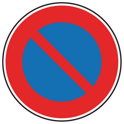  Panneau Interdit de Stationner - B5 650 - 3 Tailles  -  C1 ou C2 