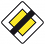 Panneau Fin de Route Prioritaire - 500x500x30mm - AB7 - TaliaPlast