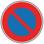  Panneau Interdit de Stationner - B5 650 - 3 Tailles  -  C1 ou C2 