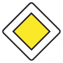 Panneau Route Prioritaire - 500mm - Classe 1 ou Classe 2 -  AB6 TaliaPlast