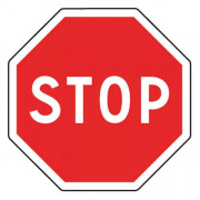 Panneau Stop - 400, 600, 800mm - Classe 1 ou Classe 2 - AB4 TaliaPlast