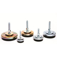 Pied antivabratoire Inox spécial machines lourdes