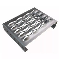 Plaques de sols industriel Meiser TOLPLUS STEPBLOC, acier galvanisé, épaisseur 2 mm Plaques de sols industriel Meiser TOLPLUS STEPBLOC, acier galvanisé, épaisseur 2 mm