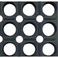 Tapis de sol ergonomique caoutchouc naturel Meiser TOLGOM PMR - trous de 19 mm, ERP et PMR