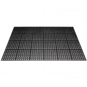 Tapis de sol ergonomique caoutchouc naturel Meiser TOLGOM - trous de 30 mm, pour indutstrie ou ERP