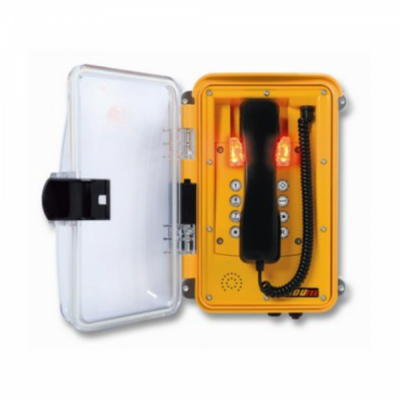 Téléphone Analogique InduTel LED Jaune - IP65 - ADF