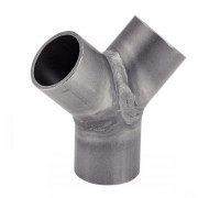 Y Iso 90° épaisseur 2 mm inox 1.4404 - Raccords Béné Inox