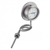 Thermomètre à dilatation de gaz inox 316 - Capillaire vertical