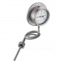 Thermomètre à dilatation de gaz inox 316 - Capillaire vertical