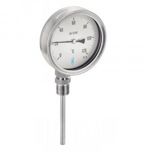 Thermomètre bimétallique inox 316 G 1/2" pour industrie