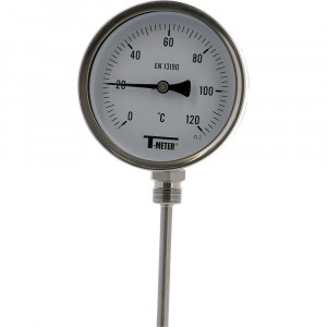 Thermomètre bimétallique inox radial NF - Sferaco