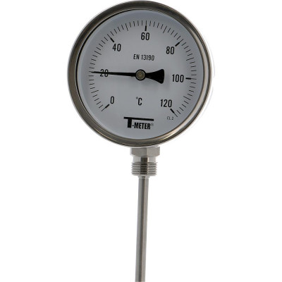 Thermomètre bimétallique inox radial NF - Sferaco