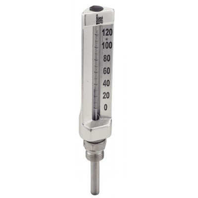 thermomètre industriel inox 316L raccord mâle BSPP - Laiton