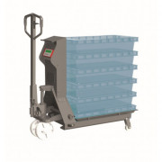 Transpalette Peseur en Inox 500kg - Fourches 800mm - L.540mm