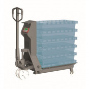 Transpalette Peseur en Inox 500kg - Fourches 880mm - L.640mm