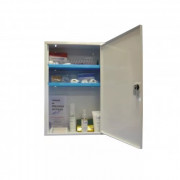 Armoire à pharmacie métallique 1 porte avec serrure