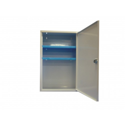 Armoire pharmacie métallique vide 1 porte avec serrure
