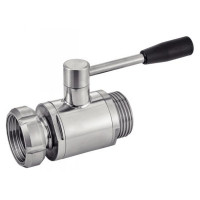 Vanne à boule 2 voies inox 304 316L - Écrou et filetage
