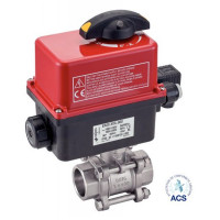 Vanne à boule 3 pièces SW 58191 avec actionneur électrique Vanne à boule 3 pièces SW 58191 avec actionneur électrique