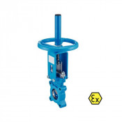 Vanne à guillotine Pn10 corps fonte Gjl250 - Inox & EPDM