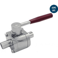 6 mm Vanne à Boule Aseptique Inox 3 Pièces à Souder 6 mm Vanne à Boule Aseptique Inox 3 Pièces à Souder