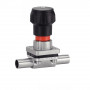 Vanne à membrane manuelle inox 316L pour soudures EPDM