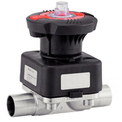 Vanne à membrane manuelle inox 316L - Soudures en inox 316L