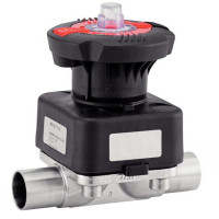 Vanne à membrane manuelle inox 316L - Soudures en inox 316L