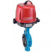 Vanne papillon à oreilles de centrage corps fonte - Inox