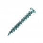 Vis PVC plastique acier zingué Ø 4,2mm